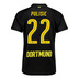 Puma Borussia Dortmund Pulisic #22 Soccer Jersey (Away 17/18)