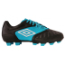 Umbro Youth Geometra Cup FG Soccer Shoes (Black/Blue)